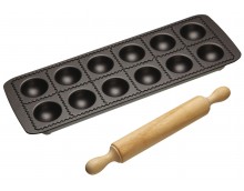 Kitchen Craft Non Stick Ravioli Tray and Rolling Pin Kitchen Craft Non Stick Ravioli Tray and Rolling Pin